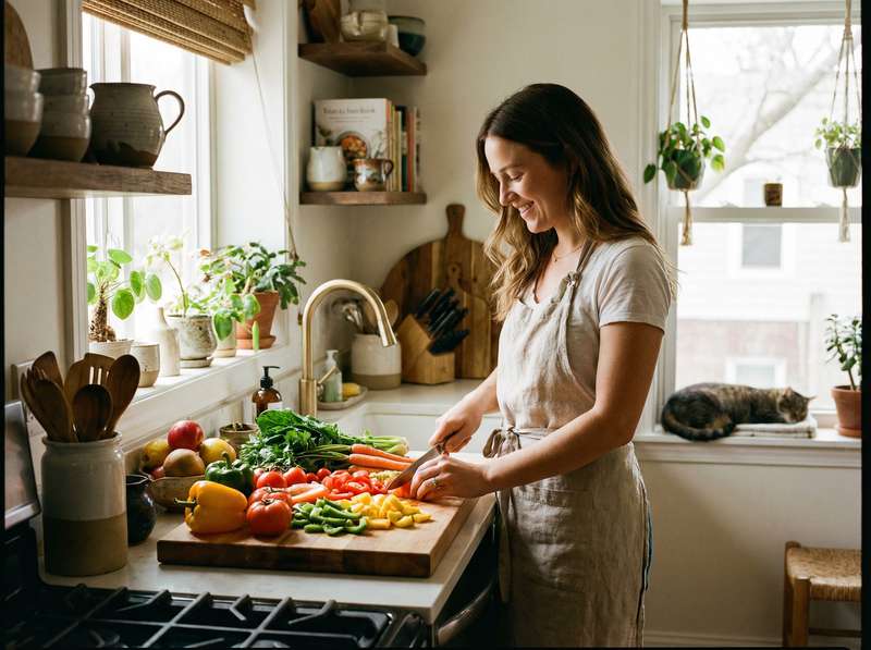 韩漫美食烹饪视频